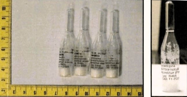 Menotropina suministrada por Ignacio Bartolomé a Miguel Angel López