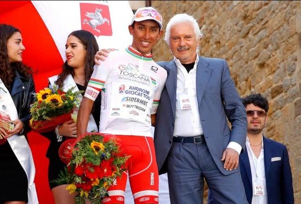 Gianni Savio y Egan Bernal