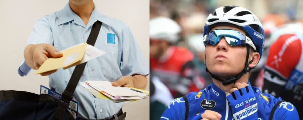 Remco Evenepoel no tiene suerte con el servicio postal