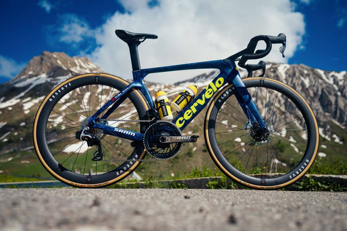 La Cervélo S5 que utilizó Jonas Vingegaard en el Tour de France 2024