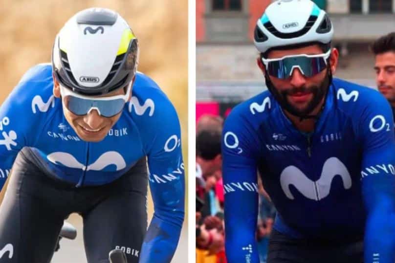 Nairo Quintana y Fernando Gaviria (Movistar)