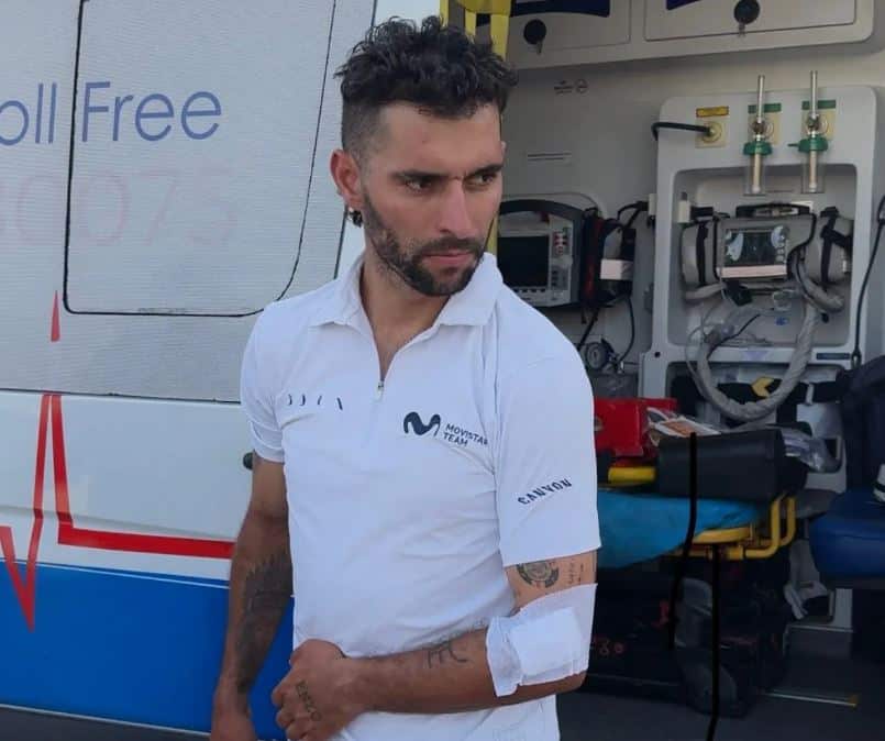 Fernando Gaviria tras el abandono en la etapa 5 del UAE Tour 2025