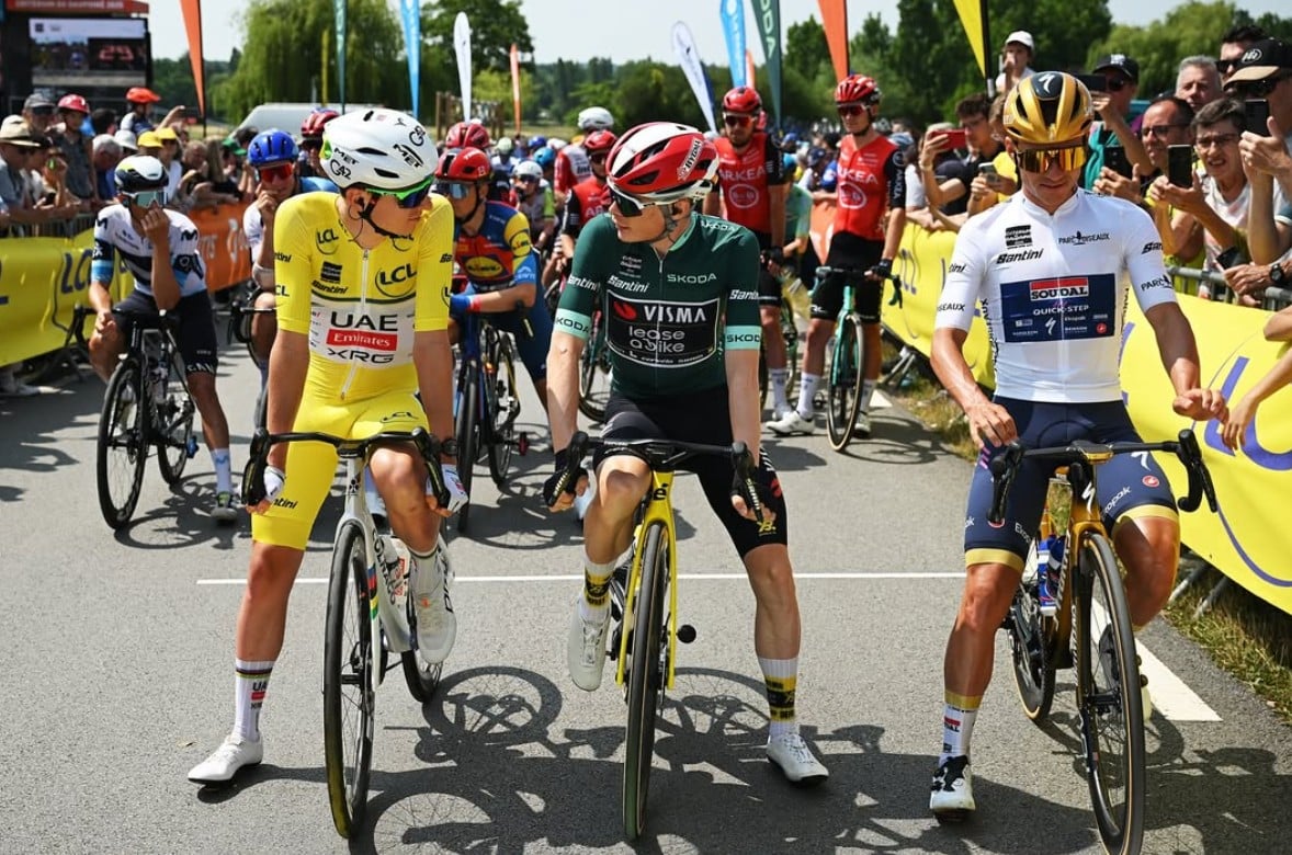 Pogacar Vingegaard Evenepoel Dauphine