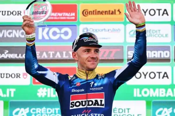 Remco Evenepoel en Il Lombarida 2025