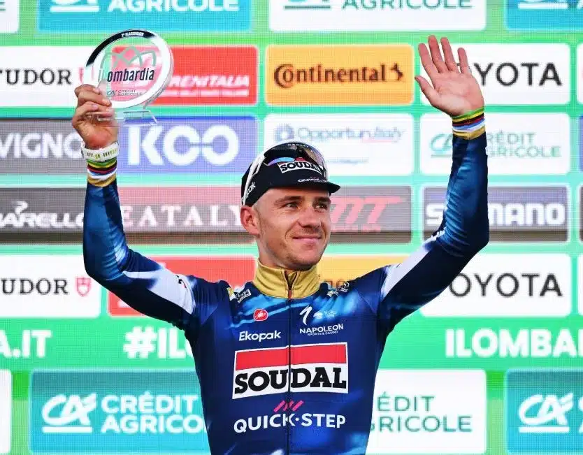 Remco Evenepoel en Il Lombarida 2025
