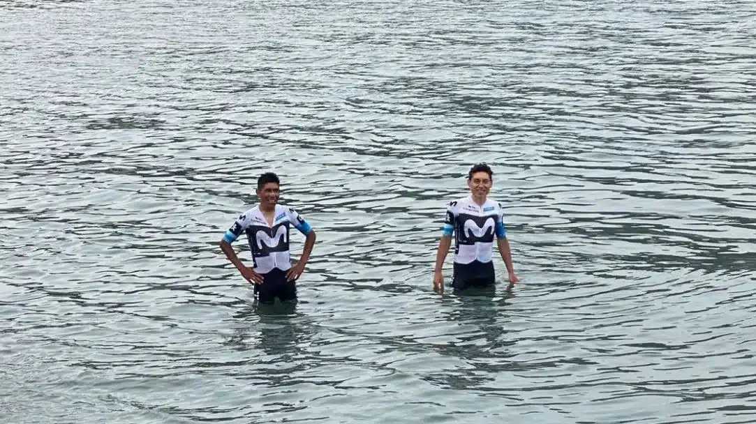 Nairo Quintana y Einer Rubio (Movistar)