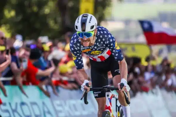 Quinn Simmons, ciclista de Estados Unidos (Lidl-Trek).