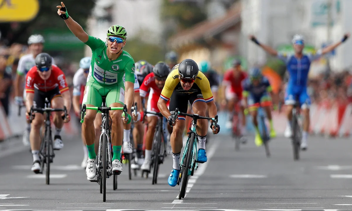 Marcel Kittel y Dylan Groenewegen, Tour de France 2017