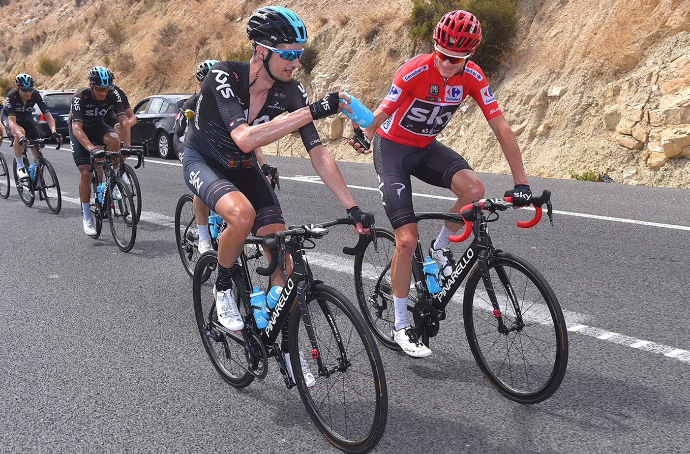 Wout Poels, Chris Froome