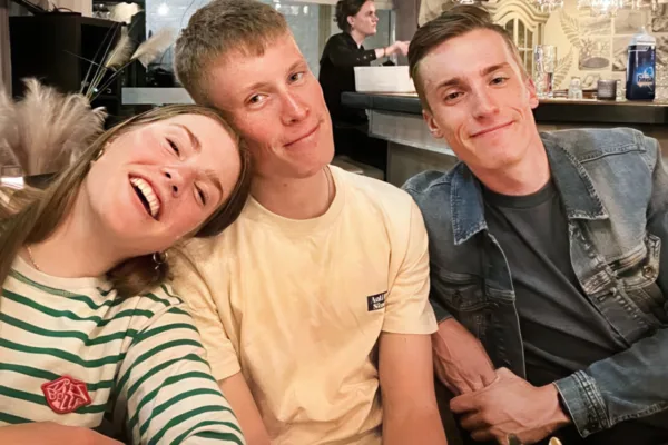 Lisa, Bas y Loe van Belle