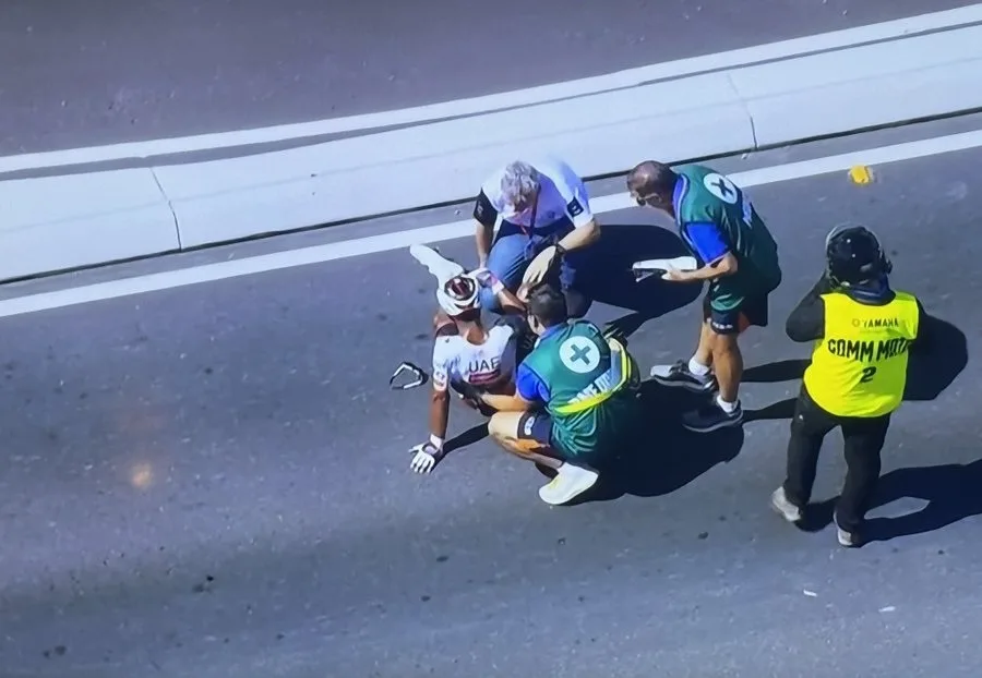Narváez accidentado en Tour Down Under
