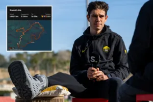Increíble recuperación de Van Aert: entrenamiento de 184 km
