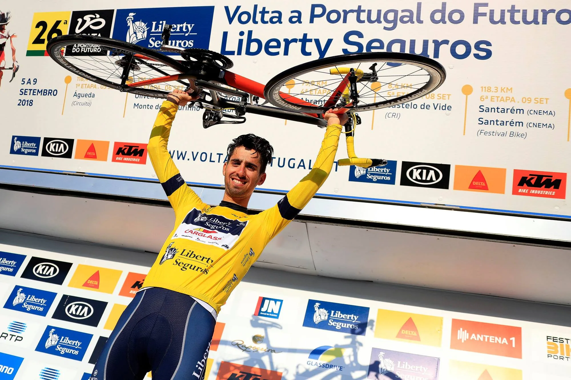 Venceslau Fernández, uno de los ciclistas sancionados (Paulo María)