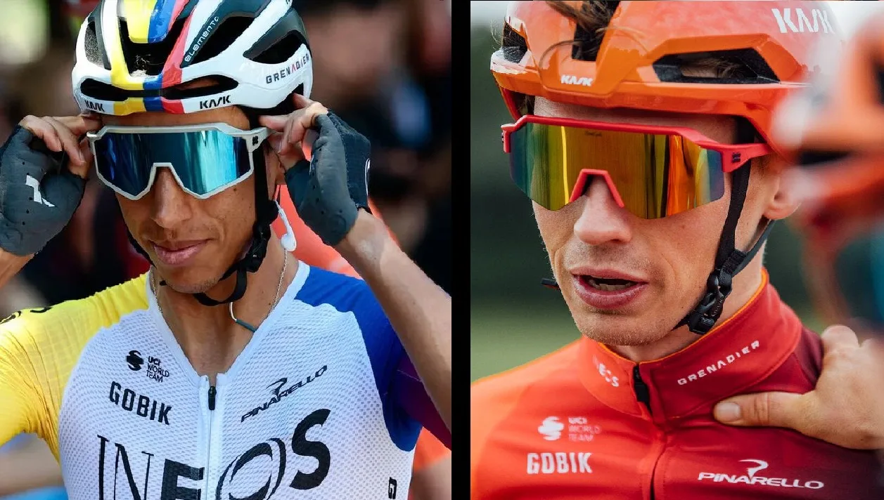 Egan Bernal y Thymen Arensman (INEOS)