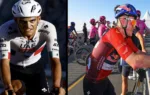 Isaac del Toro (UAE) y Remco Evenepoel (Red Bull) en la tercera etapa del UAE Tour 2026