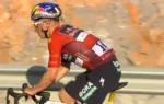 Remco Evenepoel (Red Bull) en la tercera etapa del UAE Tour 2026