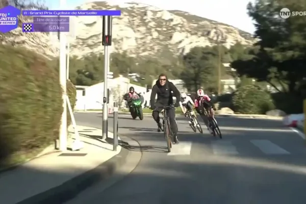 motocicleta en el GP Marseille