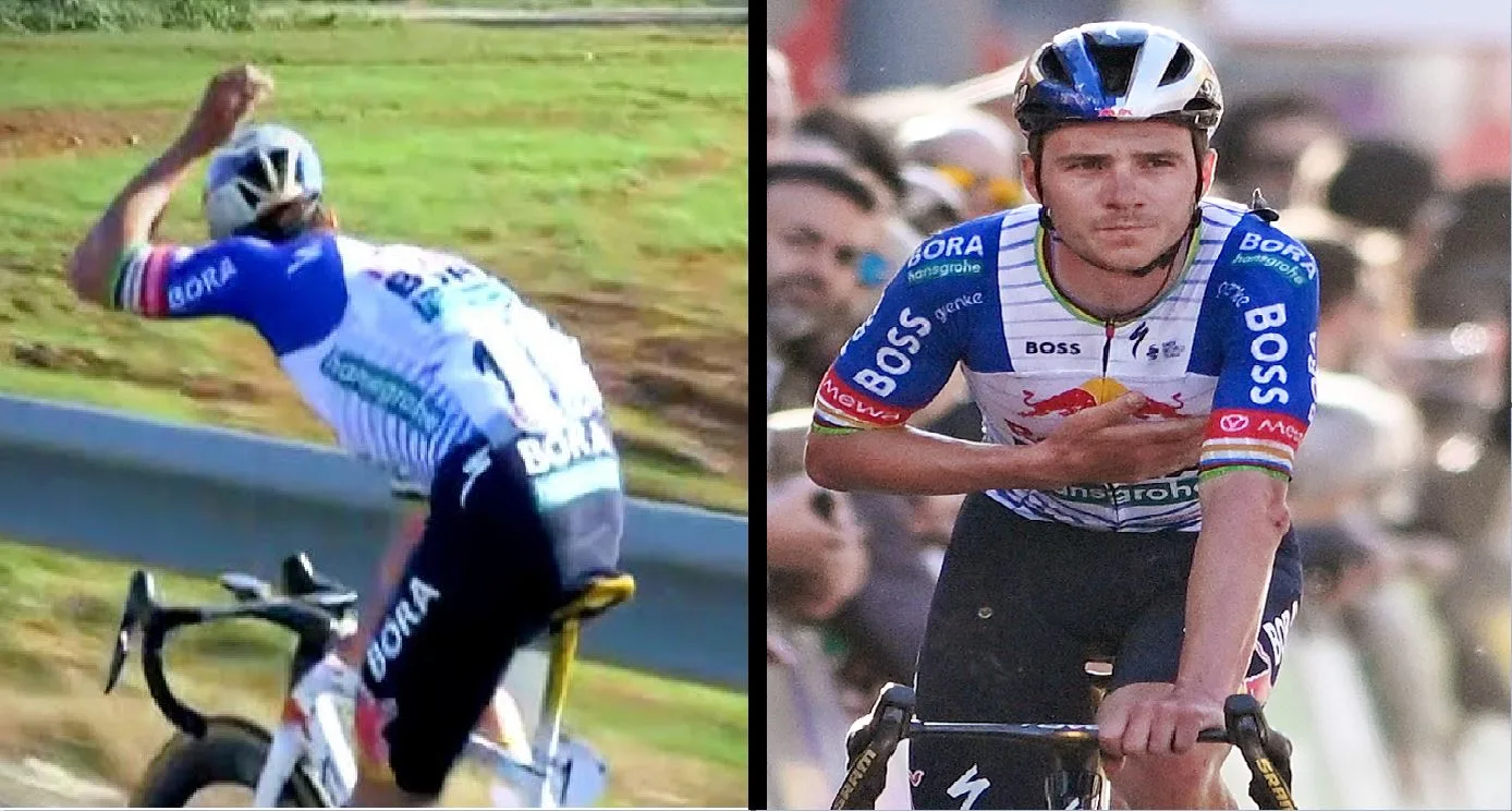 Remco Evenepoel en la tercera etapa de la Volta a Catalunya 2026