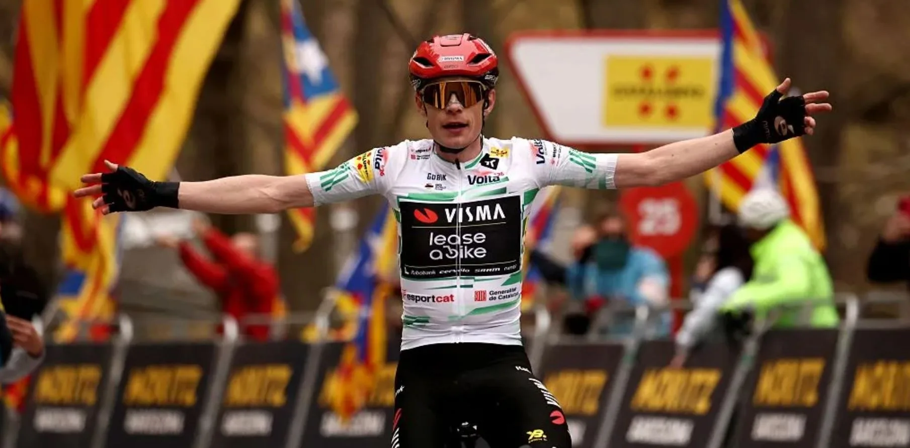 Jonas Vingegaard (Visma - Lease a Bike) vence la sexta etapa de la Volta a Catalunya 2026