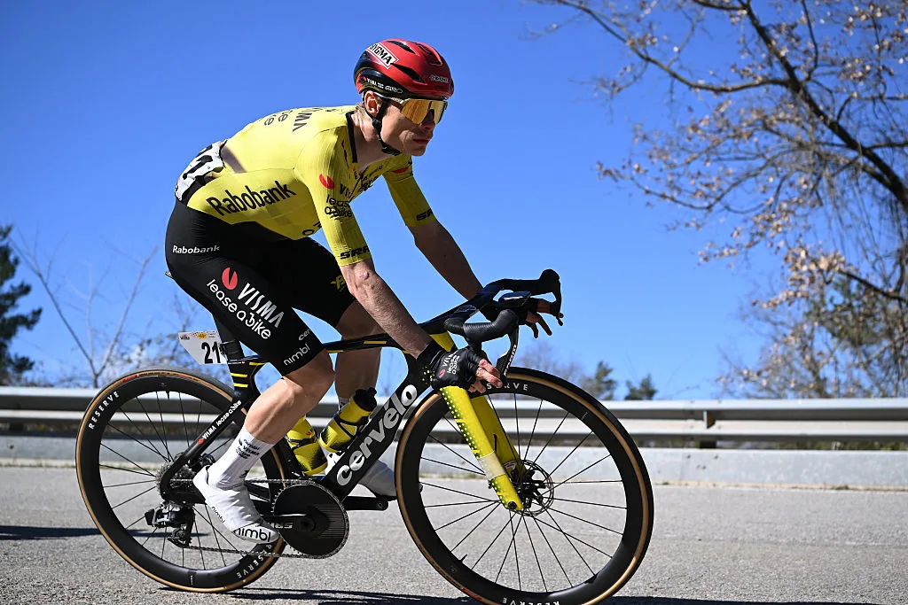 Jonas Vingegaard en la cuarta etapa de la Volta a Catalunya 202