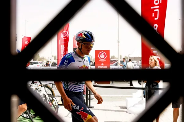 Remco Evenepoel (Red Bull - BORA - hansgrohe) en el UAE Tour 2026