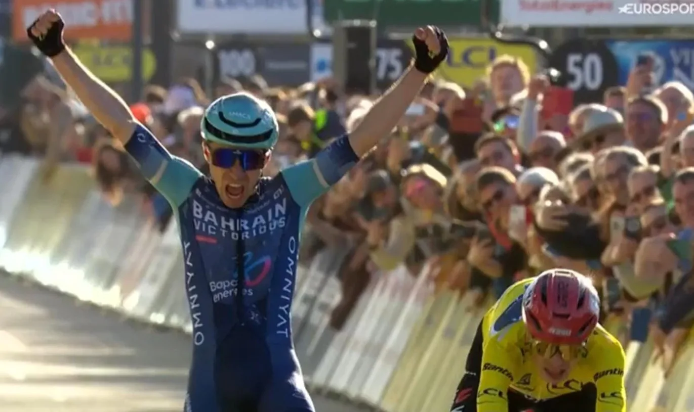 Lenny Martínez vence a Vingegaard