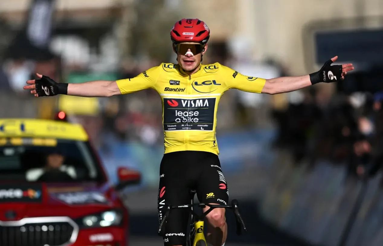 Jonas Vingegaard (Visma - Lease a Bike) triunfa en la quinta etapa de París-Niza 2026