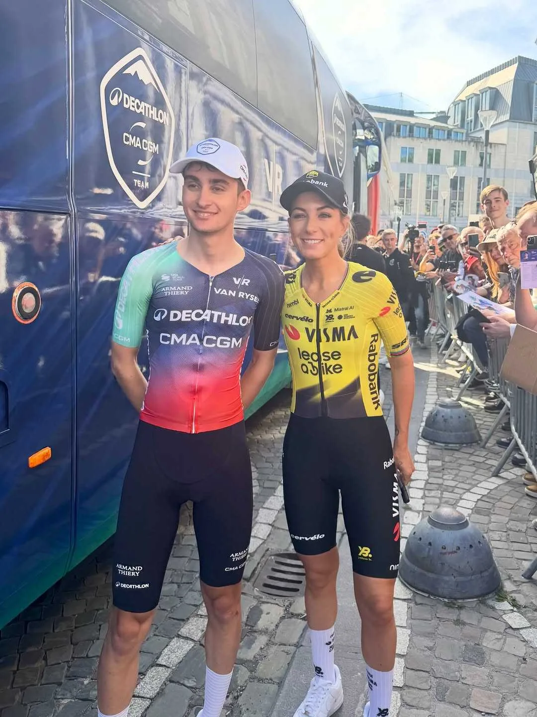 Paul Seixas y Pauline Ferrand-Pr&eacute;vot