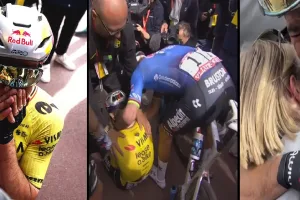 A las lágrimas, Van Aert dedica su triunfo a un ex compañero fallecido: “En mis sueños hice este sprint tantas veces”