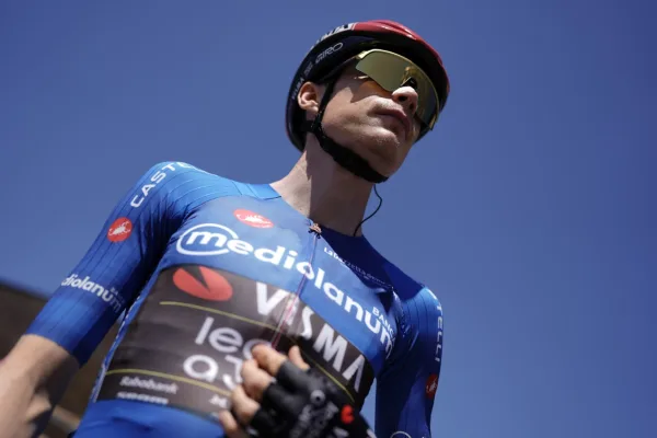 Jonas Vingegaard (Visma - Lease a Bike) antes de la etapa 9 del Giro d´Italia