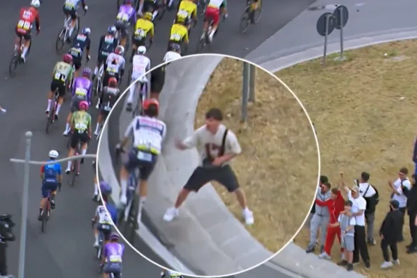 El sujeto que intentó hacer caer al pelotón en la etapa 6 del Giro d´Italia 2026