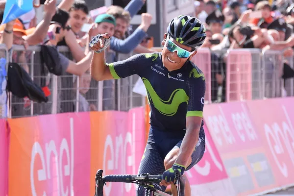 Nairo Quintana al gnaar la etapa del Blockhaus en el Giro d´Italia 2017