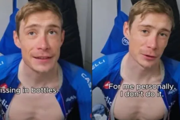 Jonas Vingegaard (Visma - Lease a Bike) en el video de Victor Campenaerts
