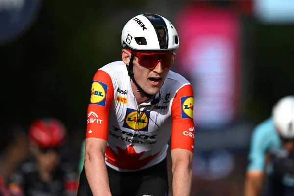 Derek Gee (Lidl-Trek) en la etapa 4 del Giro d´Italia 2026