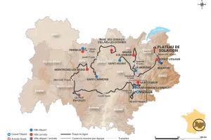 Recorrido y perfiles de las etapas del Tour Auvergne – Rhône-Alpes 2026: La alta montaña bajo la lupa