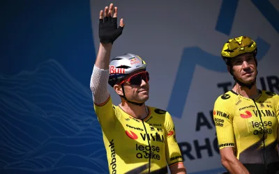 Wout van Aert (Visma - Lease a Bike) en la primera etapa del Tour Auvergne Rhone Alpes 2026