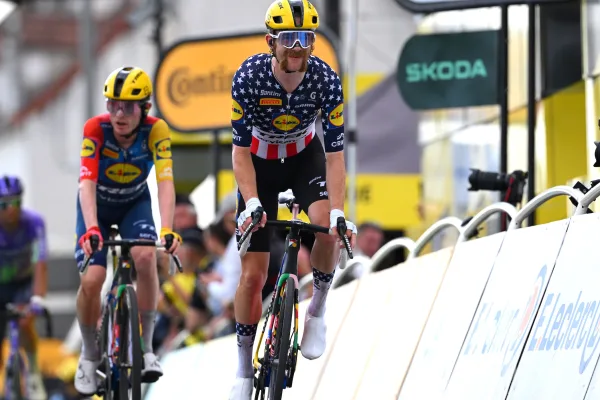 Quinn Simmons (Lidl-Trek) en la etapa 12 del Tour e France 2026