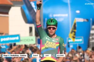 Una fuga de Uno-X pone freno a la racha ganadora de Van Aert
