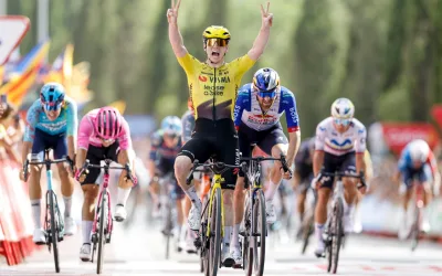 Matthew Brennan (Visma - Lease a Bike) gana la etapa 5 de La Vuelta a España 2026