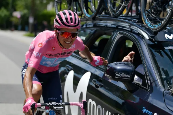 Richard Carapaz Max Sciandri Movistar Team Giro d Italia 2019