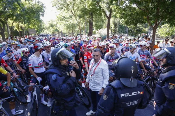 Protestas en Madrid en La Vuelta 2025