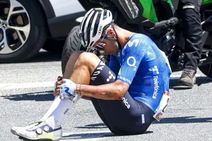 Movistar ocultó que su líder corría con 40 grados de fiebre en el Tour de France