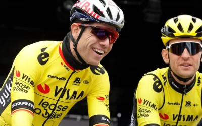 Wout van Aert y Tisej Benoot en Visma - Lease a Bike