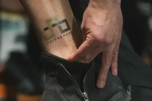 El tatuaje con las iniciales de Peter Sagan que se hizo Ralph Denk tras la victoria del eslovaco en el Mundial 2017