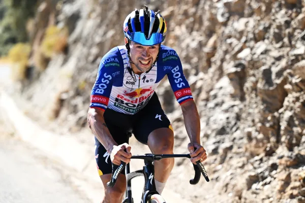 Primoz Roglic (Red Bull) en la etapa 20 de La Vuelta a España