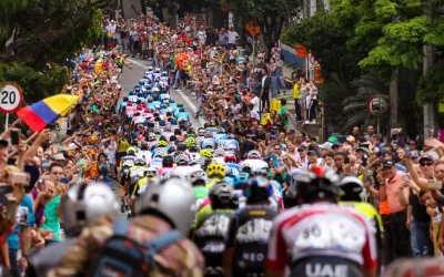 El pelotón del Tour Colombia en 2019