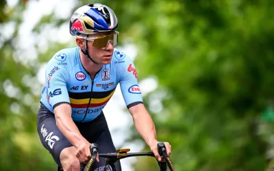 Remco Evenepoel (Bélgica) en el Mundial de Montreal 2026
